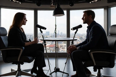 Image représentant une interview