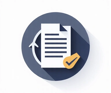Icône de mise à jour de document